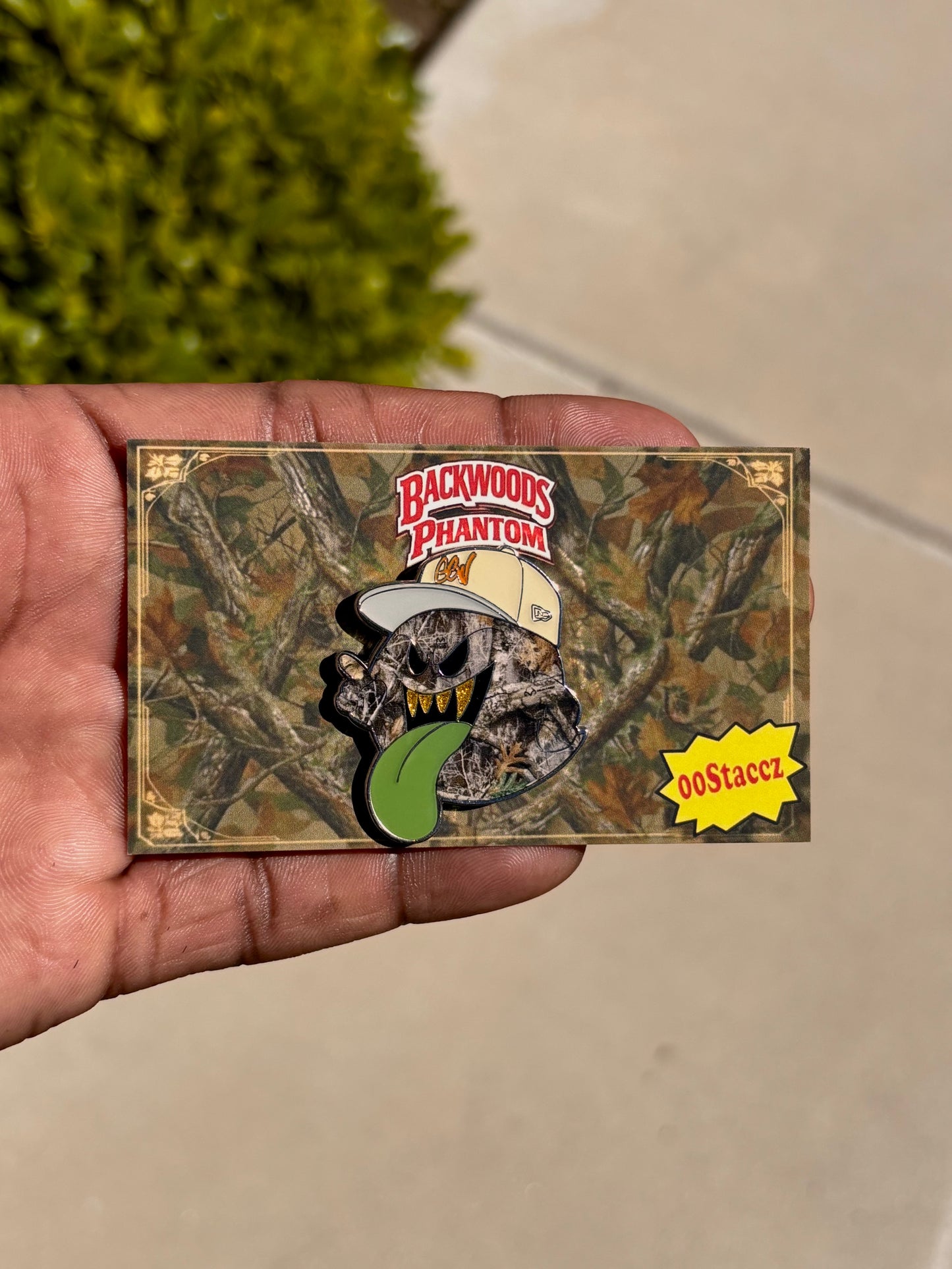 “BACKWOOD PHANTOM” PIN DROP
